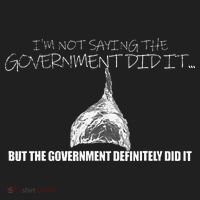 It Was A Government Cover Up Conspiracy Theory Tin Foil Hat Beanie thumb 2