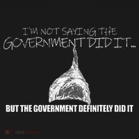 It Was A Government Cover Up Conspiracy Theory Tin Foil Hat Women's Hoodie thumb 2