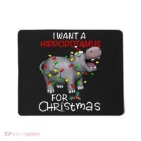 I Want A Hippopotamus For Christmas Xmas Hippo For Mousepad thumb 0