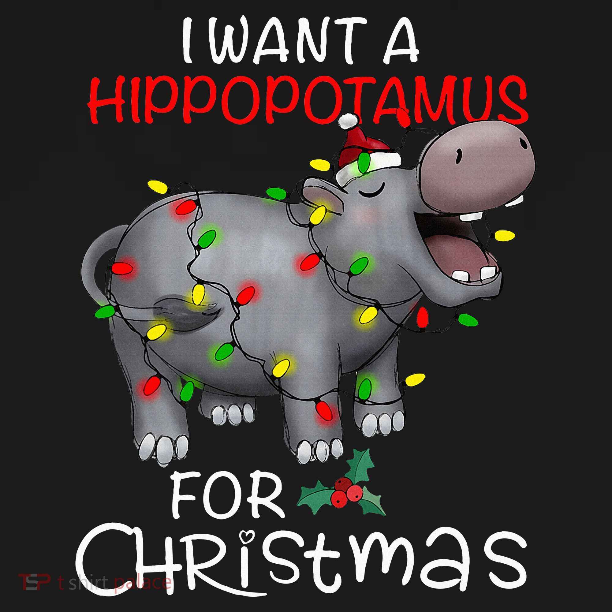 I Want A Hippopotamus For Christmas Xmas Hippo For Toddler Hoodie