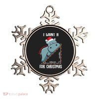 I Want A Hippotenuse For Christmas Math Teacher Xmas Hippo Gift Ornament thumb 0