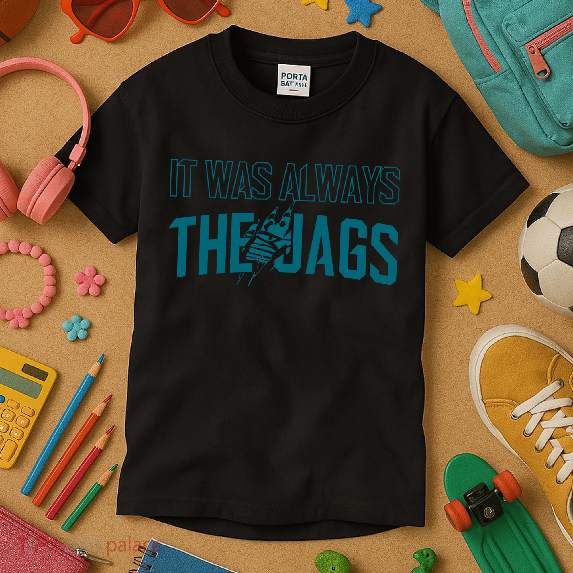 It Was Always The Jags Football Kids T-Shirt