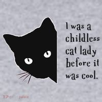 I Was A Childless Cat Lady Before It Was Cool Women's Sweatshirt thumb 2