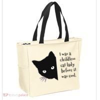 I Was A Childless Cat Lady Before It Was Cool Tote Bag thumb 2