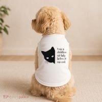 I Was A Childless Cat Lady Before It Was Cool Doggie Tank thumb 2