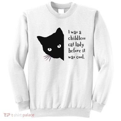 I Was A Childless Cat Lady Before It Was Cool Sweatshirt