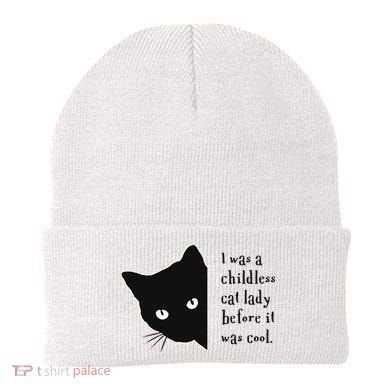 I Was A Childless Cat Lady Before It Was Cool Beanie