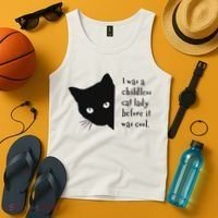 I Was A Childless Cat Lady Before It Was Cool Tank Top thumb 4