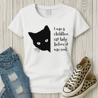 I Was A Childless Cat Lady Before It Was Cool Women's T-Shirt thumb 3