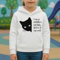 I Was A Childless Cat Lady Before It Was Cool Kids Hoodie thumb 3