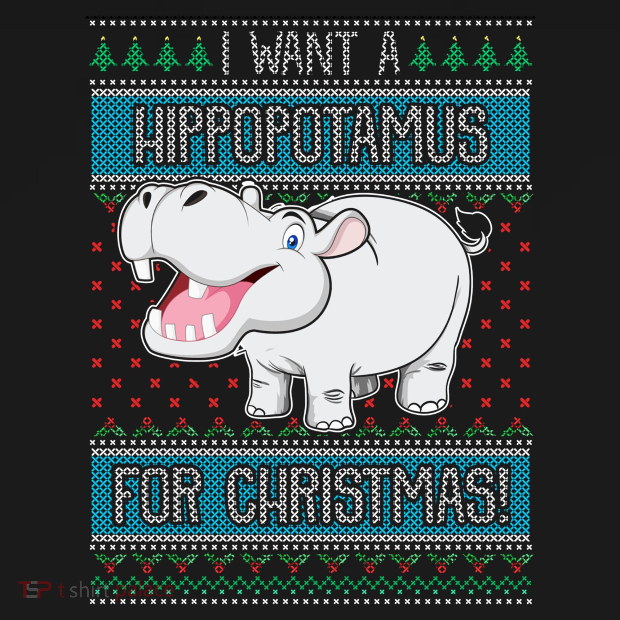 I Want A Hippopotamus For Christmas Great Gift Hippo Lover Gift Ornament