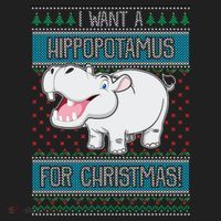I Want A Hippopotamus For Christmas Great Gift Hippo Lover Gift Hat thumb 2