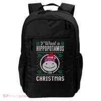 I Want A Hippopotamus For Christmas Gift Ugly Sweater Gift Backpack thumb 0