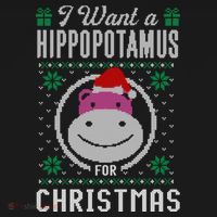 I Want A Hippopotamus For Christmas Gift Ugly Sweater Gift Backpack thumb 2