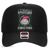I Want A Hippopotamus For Christmas Gift Ugly Sweater Gift Hat thumb 0