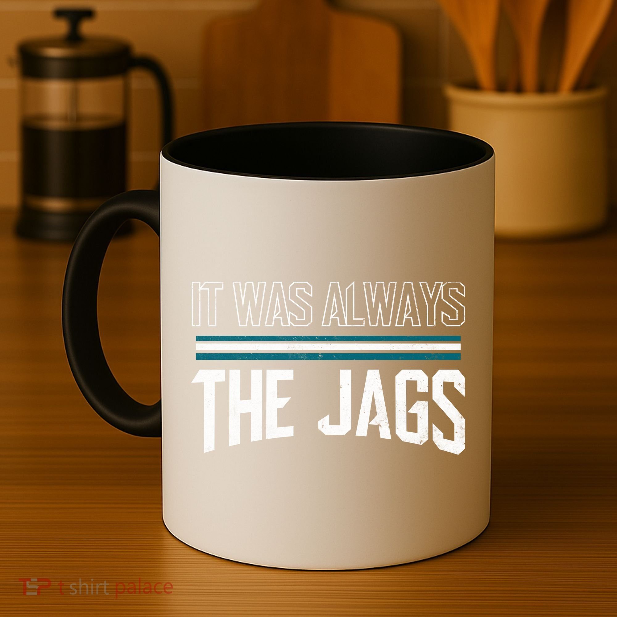 It Was Always The Jags Stripes Coffee Mug