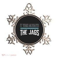 It Was Always The Jags Stripes Ornament thumb 0