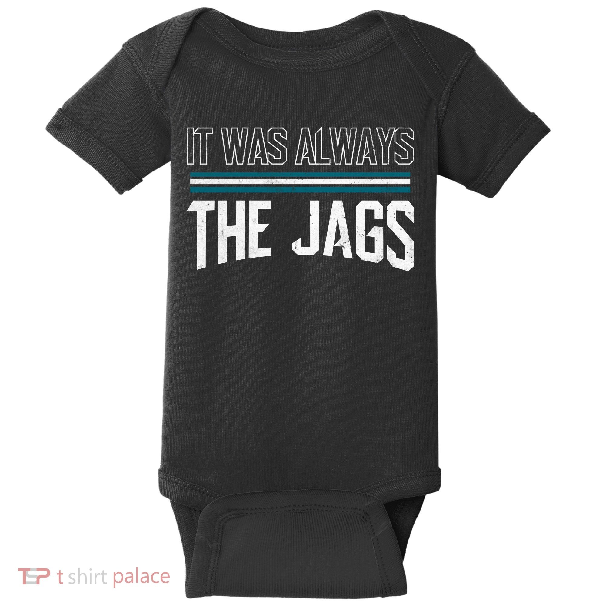 It Was Always The Jags Stripes Baby Bodysuit