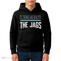 It Was Always The Jags Stripes Kids Hoodie thumb 4