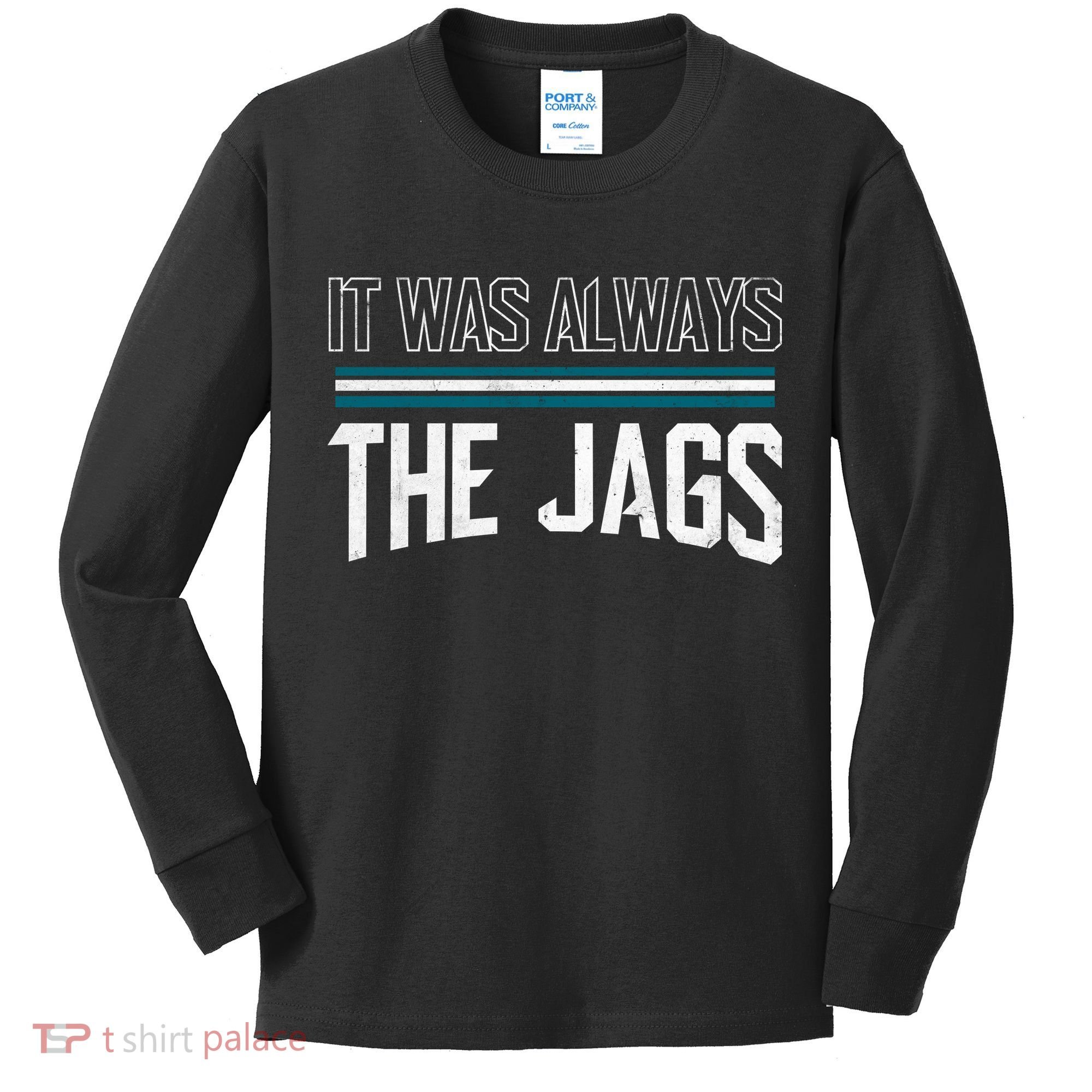 It Was Always The Jags Stripes Kids Long Sleeve Shirt