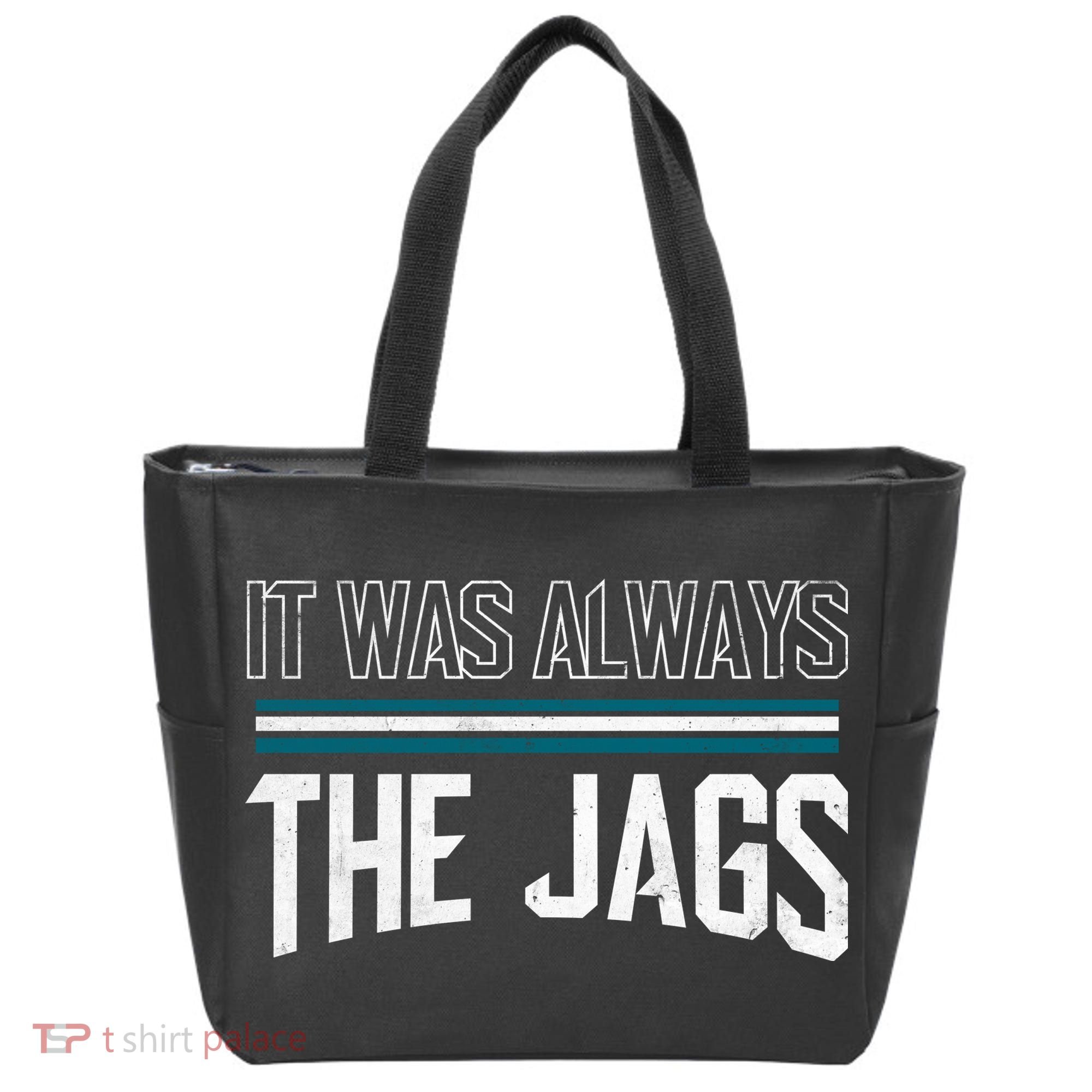 It Was Always The Jags Stripes Tote Bag
