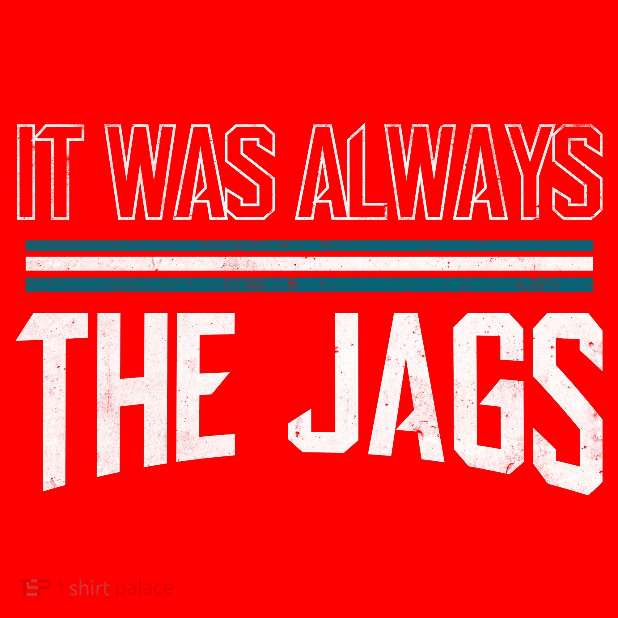 It Was Always The Jags Stripes Santa Hat