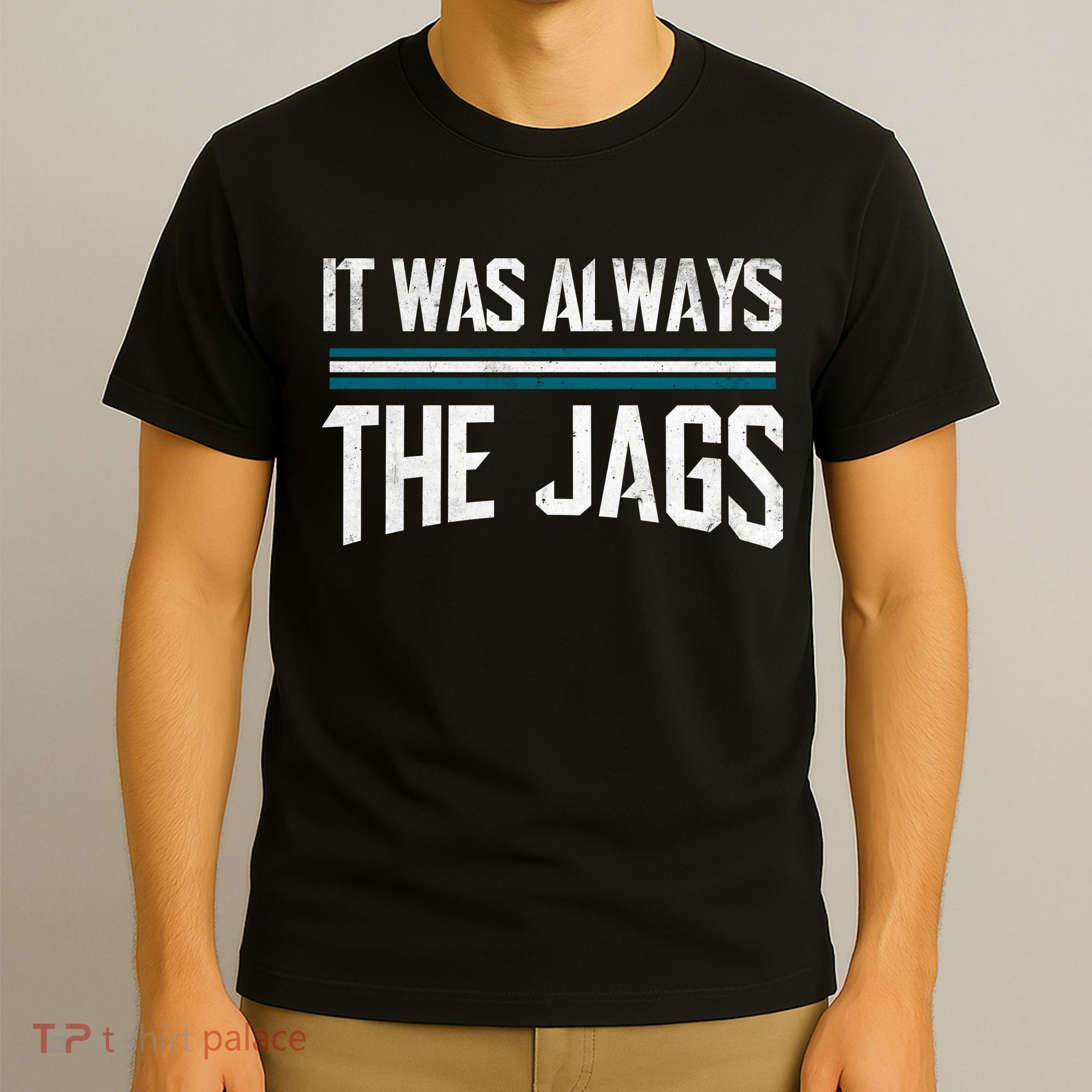 It Was Always The Jags Vintage Stripes T-Shirt