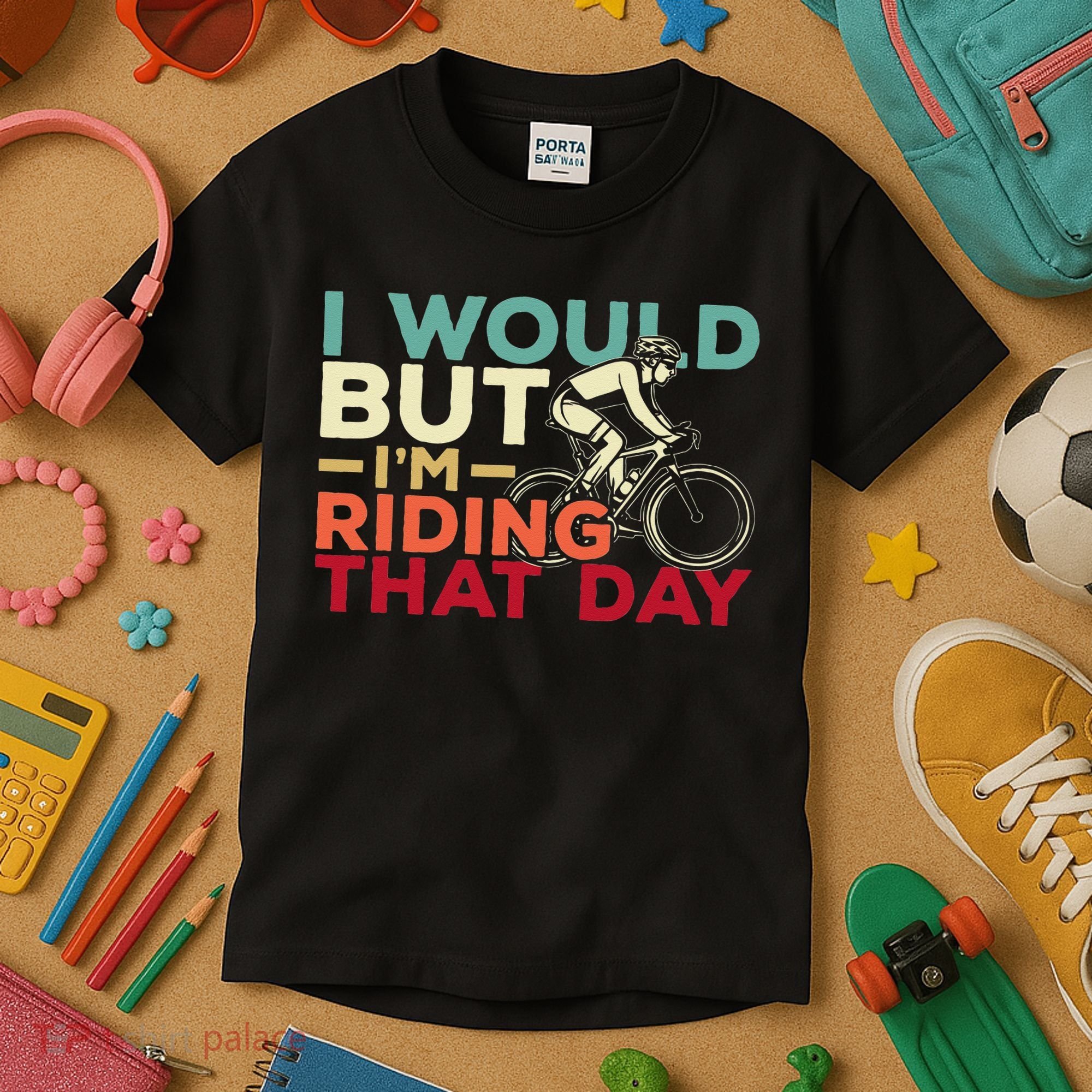 I Would But I’m Riding That Day For Cyclist Or Biking Lover Kids T-Shirt