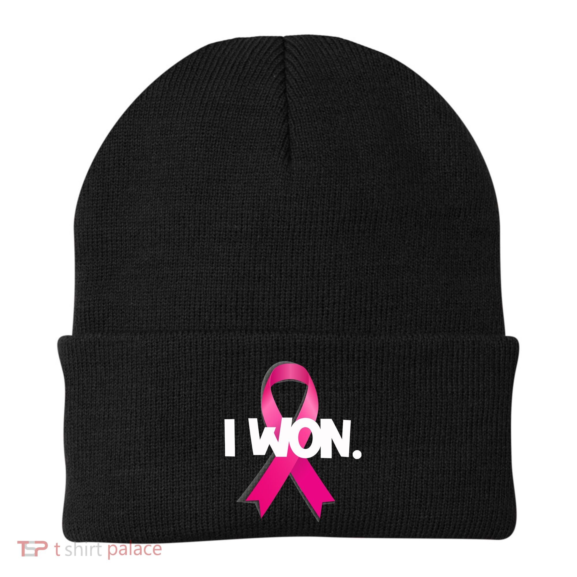 I Won Breast Cancer Awareness Survivor Beanie