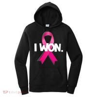 I Won Breast Cancer Awareness Survivor Women's Hoodie thumb 0
