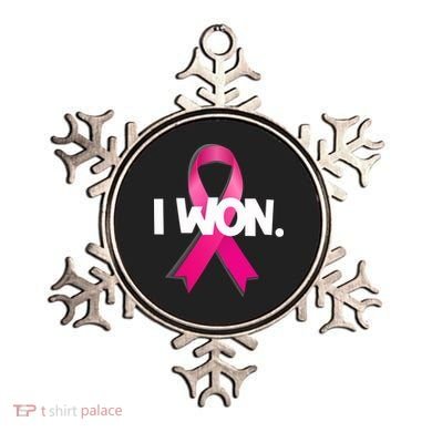 I Won Breast Cancer Awareness Survivor Ornament