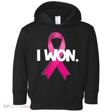 I Won Breast Cancer Awareness Survivor Toddler Hoodie