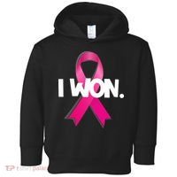 I Won Breast Cancer Awareness Survivor Toddler Hoodie thumb 0
