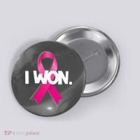 I Won Breast Cancer Awareness Survivor Button thumb 0