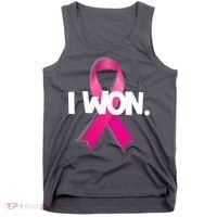 I Won Breast Cancer Awareness Survivor Tank Top thumb 0