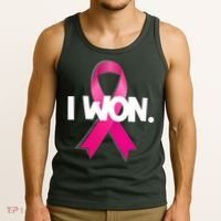I Won Breast Cancer Awareness Survivor Tank Top thumb 3