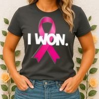 I Won Breast Cancer Awareness Survivor Women's T-Shirt thumb 2