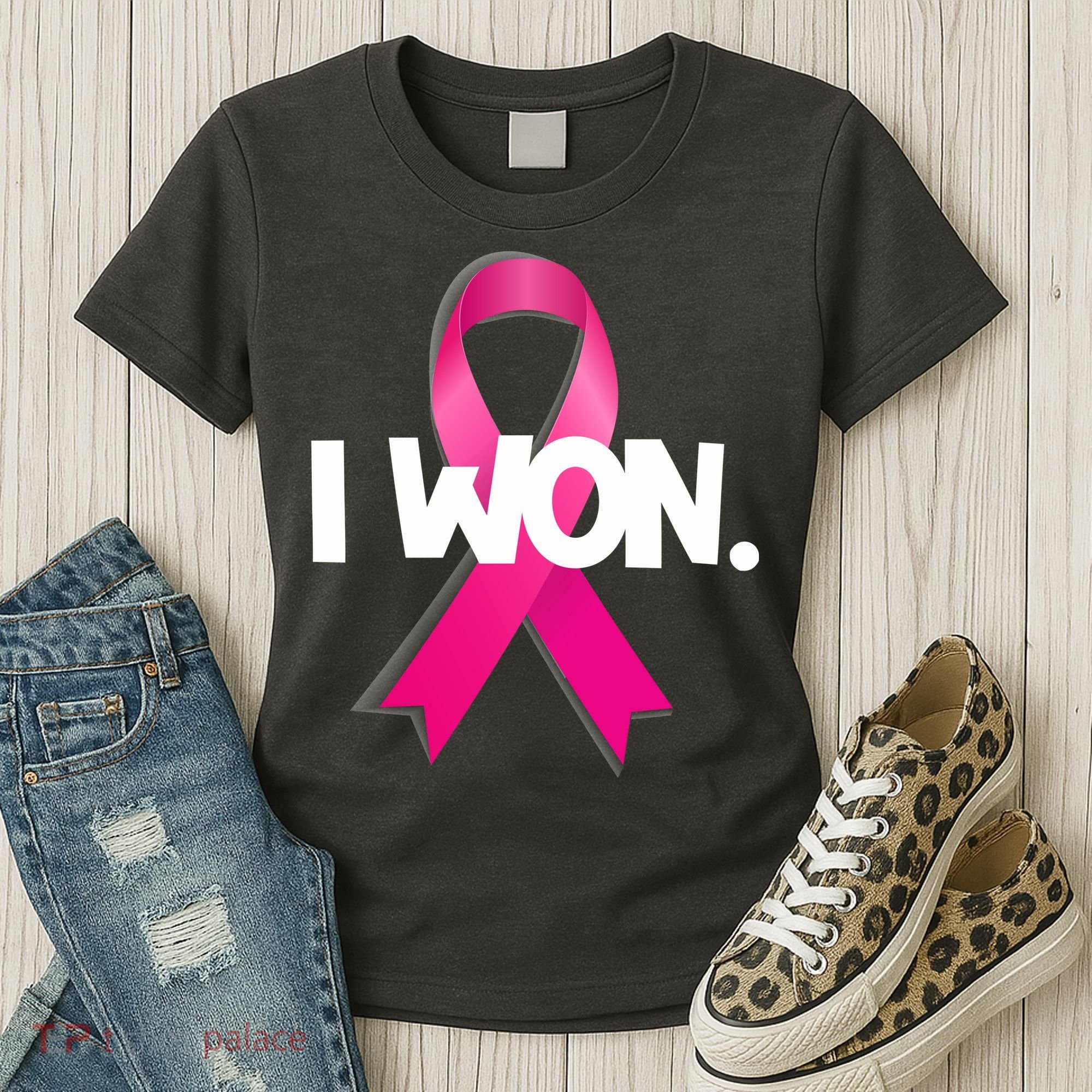 I Won Breast Cancer Awareness Survivor Women's T-Shirt