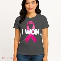 I Won Breast Cancer Awareness Survivor Women's T-Shirt thumb 4