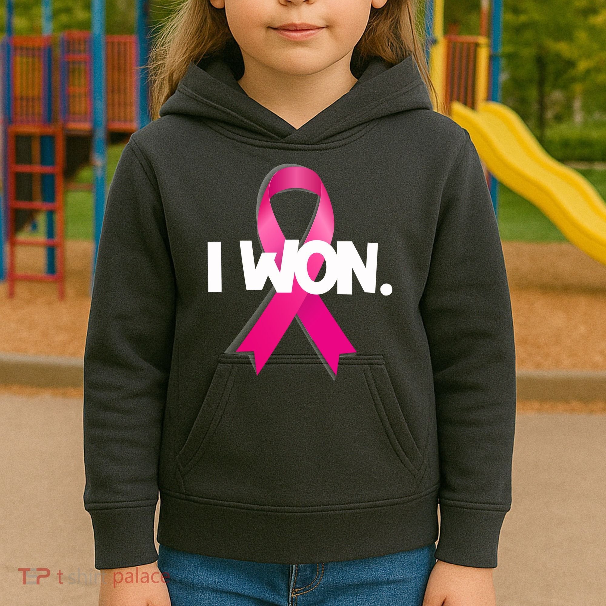 I Won Breast Cancer Awareness Survivor Kids Hoodie