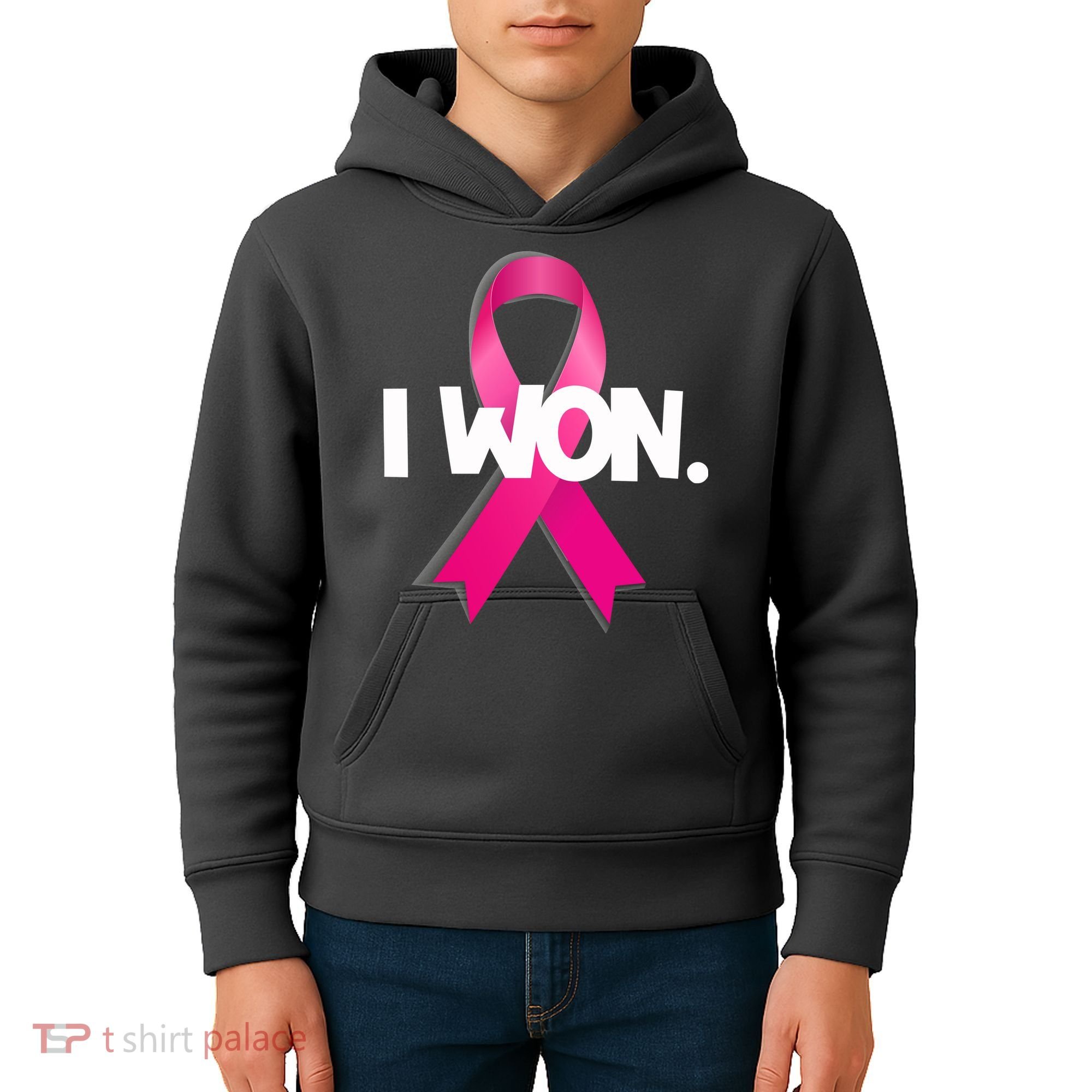 I Won Breast Cancer Awareness Survivor Kids Hoodie