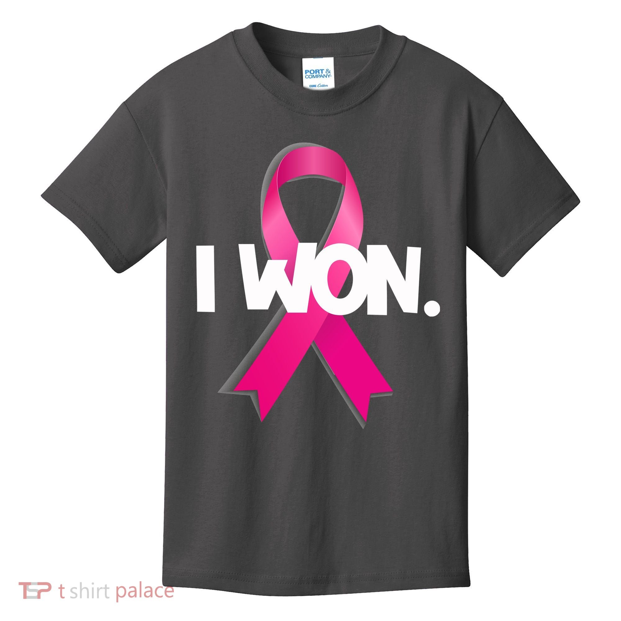 I Won Breast Cancer Awareness Survivor Kids T-Shirt