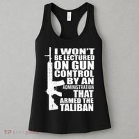 I Won't Be Lectured On Gun Control By An Administration Women's Tank Top thumb 3