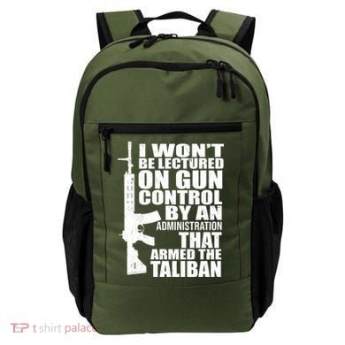 I Won't Be Lectured On Gun Control By An Administration Backpack