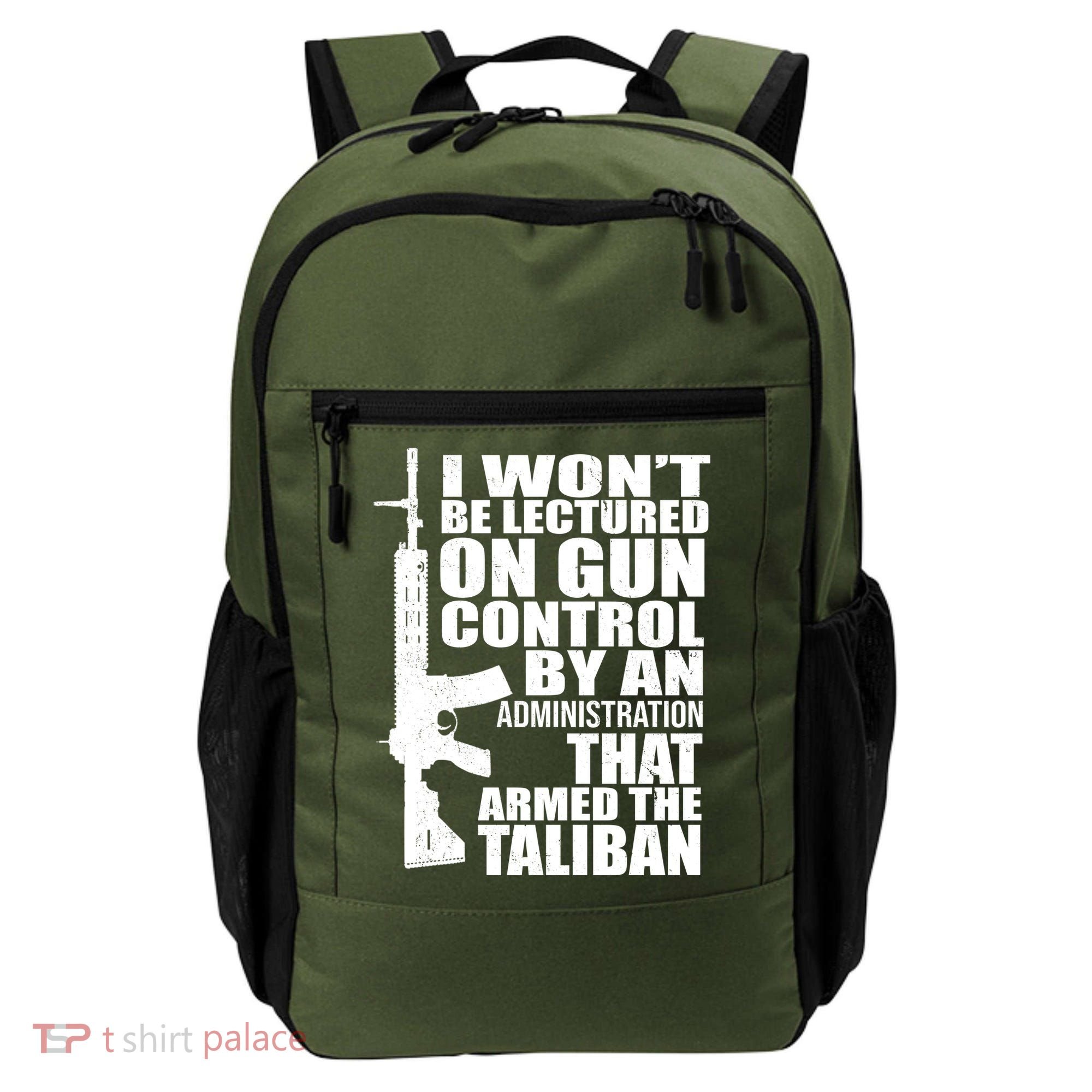I Won't Be Lectured On Gun Control By An Administration Backpack