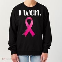 I Won Breast Cancer Awareness Strong Women's Sweatshirt thumb 0