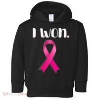 I Won Breast Cancer Awareness Strong Toddler Hoodie thumb 0
