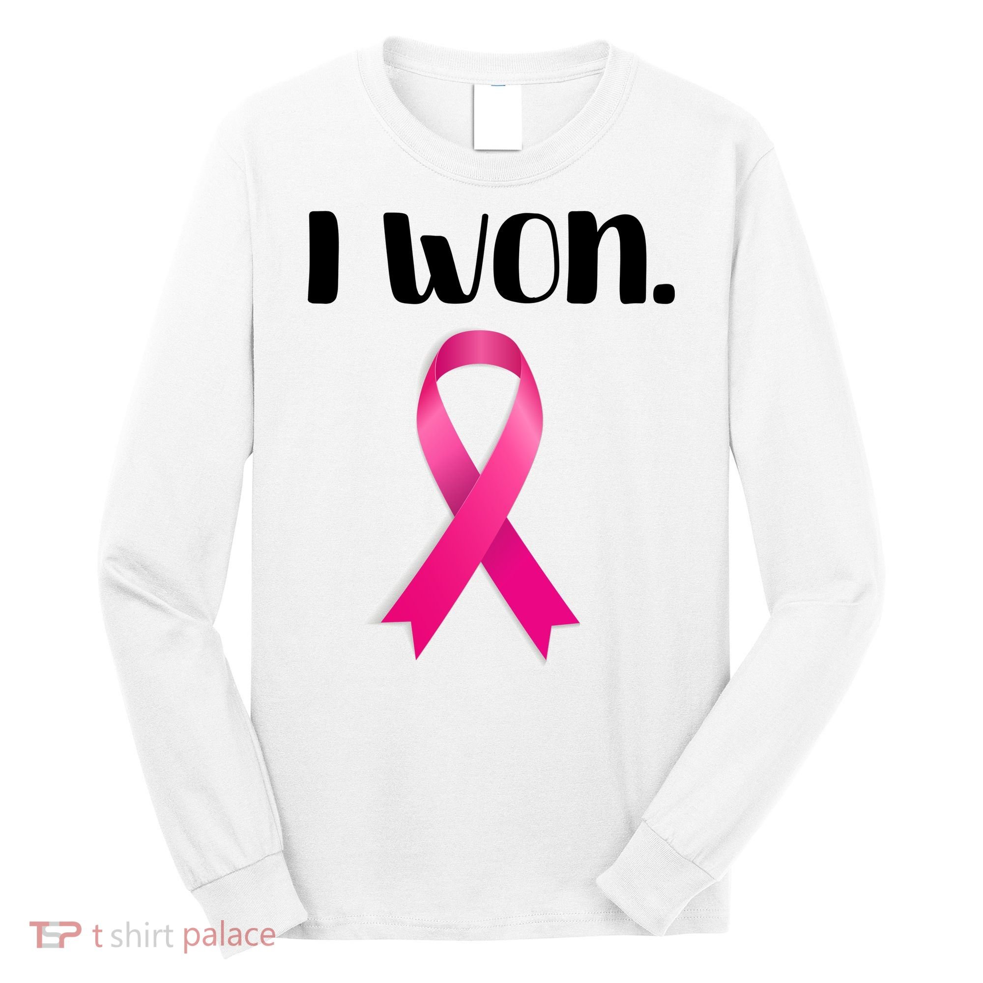 I Won Breast Cancer Awareness Strong Long Sleeve Shirt