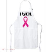 I Won Breast Cancer Awareness Strong Apron thumb 0