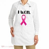 I Won Breast Cancer Awareness Strong Apron thumb 2